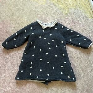 Petite Bateau polka dot dress 18 months